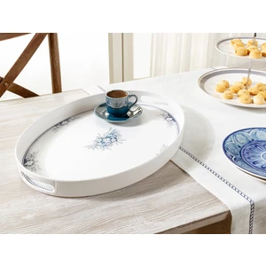 Madame Coco Blanche Oval Tepsi