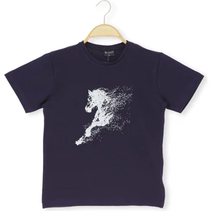 At Baskılı 36/1 Süprem Erkek Tshirt Lacivert