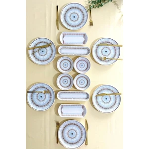 Blue Eyes 6 Kişilik 14 Parça Kahvaltı Takımı