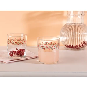 Madame Coco Cherry Bloom Pierretta 4 lü Su Bardağı Seti - 380 ml