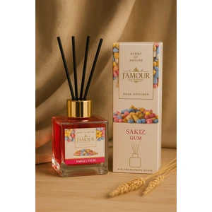 Sakız Bambu Çubuklu Oda Kokusu 100 ml – Ferahlatıcı Tatlı Koku Deneyimi