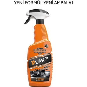 PLAK2R Torpido ve Plastik Yüzey Parlatıcı Koruyucu Mat ve Antistatik Uv Koruma Özellikli Cila  750ML