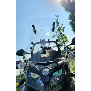 Sfm Uyumlu Deflektör Rüzgar Saptırıcı Siperlik Şeffaf Motor Camı Cam Uzatma Model 3