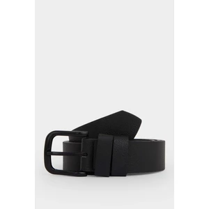 Erkek Dikdörtgen Toka Suni Deri Günlük Kemer F7033AXNS