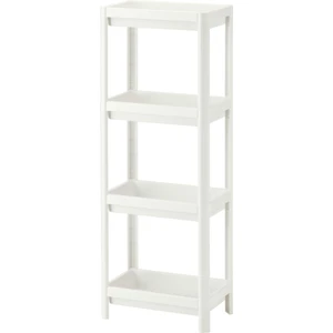 Liveda Home Trend Kare Sebzelik Beyaz (Banyo-Mutfak Çok Amaçlı Raf Ünitesi)