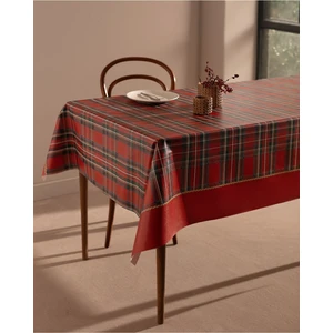 Madame Coco Andray Pvc Masa Örtüsü - Kırmızı - 140X140 cm