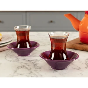 Madame Coco Bellavista 8'li Çay Seti - Mürdüm