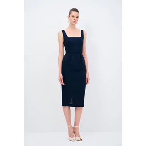 Askılı Jakar Elbise