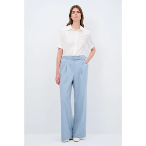 Yandan Cepli Bol Paça Pantolon