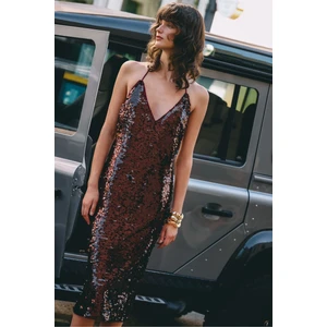 Moda Tutkusu Payet Elbise