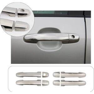 Toyota Corolla Uyumlu 2002-2007 Krom Kapı Kolu 4 Kapı Paslanmaz Çelik