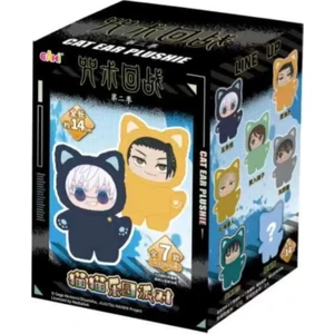 Pop Mart Orijinal Jujutsu Kaisen 2 Kedi Kulak Plushie Serisi Kutu Gizem Kutusu Anime Figür Odası Dekorasyon Koleksiyonu Çocuklar Özel Hediye Kol: Onay 5/boyut: Kutu ile (Yurt Dışından)