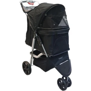Evcil Hayvan Arabası 80x46x99cm Siyah Max 15 Kg