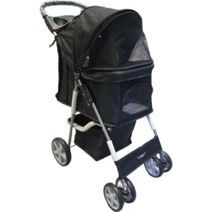 Evcil Hayvan Arabası 82x46x99cm Siyah Max 15 Kg