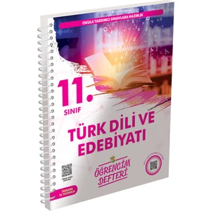 Murat Yayınları 11.Sınıf Türk Dili Edebiyatı Öğrencim Defteri
