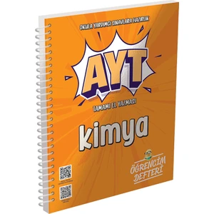 Murat Yayınları AYT Kimya Öğrencim Defteri