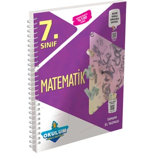 Murat Yayınları 7.Sınıf Matematik Okulum Akıllı Defter
