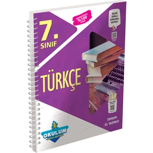 Murat Yayınları 7.Sınıf Türkçe Okulum Akıllı Defter