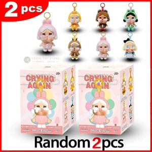 Pop Mart Yeni Orijinal Crybaby Crying Again Seri Serisi Kutu Çantası Vinil Yüz Bebek Crybaby Peluş Kolye Keychain Gizem Kutusu Oyuncak Süslü: Random 1 Pcs (Yurt Dışından)