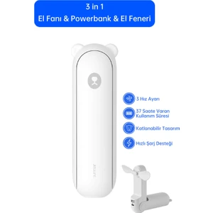 Handheld Fan Life8 Plus Katlanabilir El Fanı 4500MAH