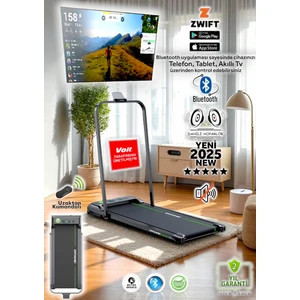 Voit Garantili Walkfitpad T500 Hb Yağlama Gerektirmeyen Tutma Kollu Bluetooth'lu Hoparlörlü Uygulama Destekli Enerji Tasarruflu Uzaktan Kumandalı Koşu Bandı