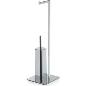 Felix Ayaklı Tuvalet Kağıtlık+Fırçalık - Krom