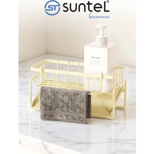 Tezgah Üstü Sıvı Sabunluk ve Süngerlik Organizer