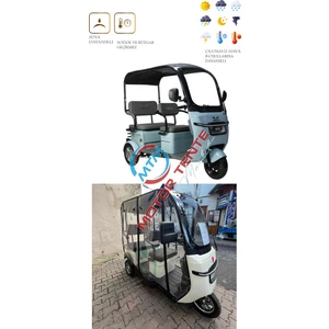 Volta Vm5 Neo 3 Tekerli Motor Yağmurluk Brandası