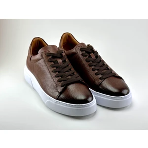 Büyük Numara Premium Kalite Hakiki Deri Erkek Sneaker, Günlük Rahat Ayakkabı