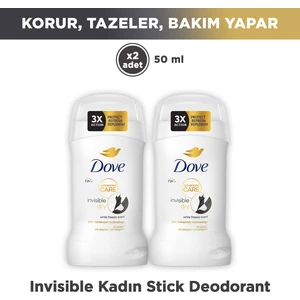Invisible Kadın Stick Deodorant 72 Saat Advanced Care 50ML X2