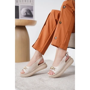 D744 Günlük Ortopedik Kadın Sandalet