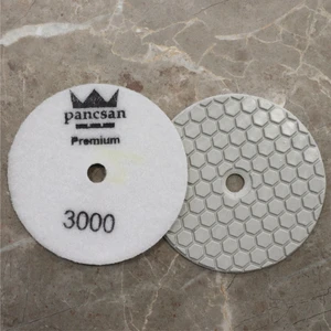 - Kuru Esnek Parlatma Ped Leri 100 mm Elmas ( Porselen , Granit , Mermer , Çimstone , Seramik)