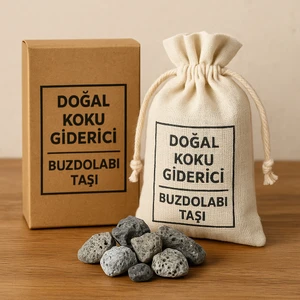 Buzdolabı Doğal Koku Ve Radyasyon Giderici Yeniden Kullanılabilir Zeolit Taşı-Aktif Karbon Taşı