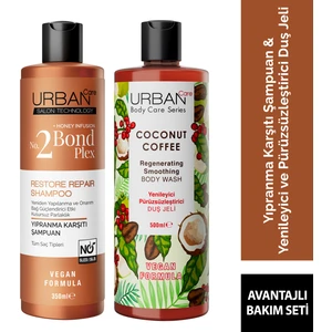 Urban Care Bond Plex Şampuan + Coconut Coffee Duş Jeli Set