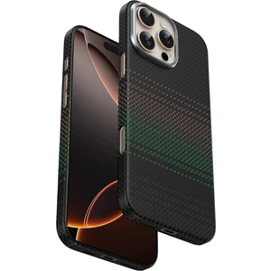 Apple iPhone 16 Pro Max Kılıf Magsafe Şarj Özellikli 0,5 Slim Aramid Karbon Fiber Kevlar Desenli Kapak