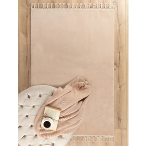 Madame Coco Carol Saçaklı Halı - Vizon - 120x180 cm