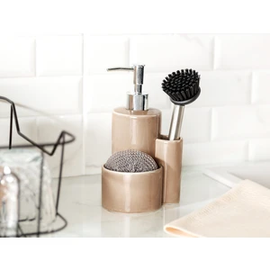 Madame Coco Trayer Fırçalı Sıvı Sabunluk