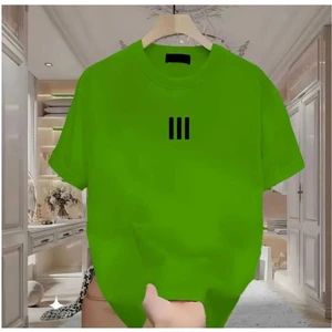 Maloçbey 3 Çizgi Baskılı Oversize Unisex Basic O Yaka T-Shirt