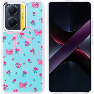 Poco X7 Pro Kılıf Airbag Tasarımlı Sah Hadra Kapak - Kelebek