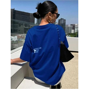 Malkoçbey Cherısh Tıme Baskılı Oversize Unisex Basic T-Shirt