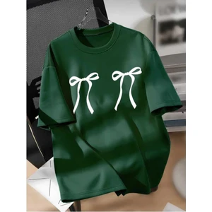 Malkoçbey Kurdela Baskılı Oversize Unisex Basic T-Shirt