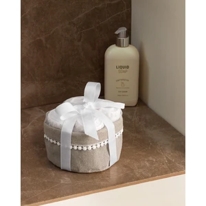 Madame Coco Lavrice Sepetli Havlu Seti - Beyaz