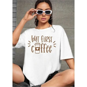 Malkoçbey Baskısız V Yaka  Oversize Unisex Basic T-Shirt