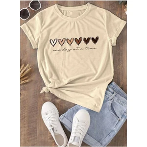 Malkoçbey 6 Kalp Baskılı T-Shirt