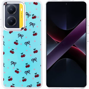 Poco X7 Pro Kılıf Airbag Tasarımlı Sah Hadra Kapak - Kiraz