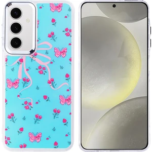 Galaxy S24 Fe Kılıf Airbag Tasarımlı Sah Hadra Kapak - Kelebek