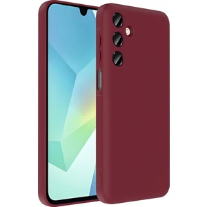 Galaxy A16 Kılıf Kamera Korumalı Kartlık Hazneli Sah Vitra Kapak - Mürdüm