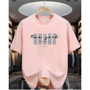 Malkoçbey Newyork Broklıyn Baskılı Oversize Unisex Basic T-Shirt