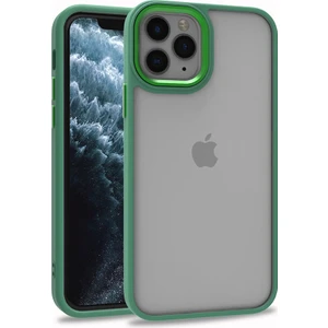 iPhone 11 Pro Kılıf Kflg Flora Kapak-Yeşil