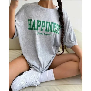 Malkoçbey Baskısız Oversize Unisex Basic T-Shirt